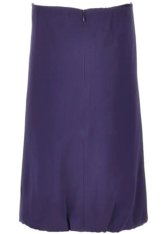 Rochie scurta 7 For All Mankind mov din satin - Img 3