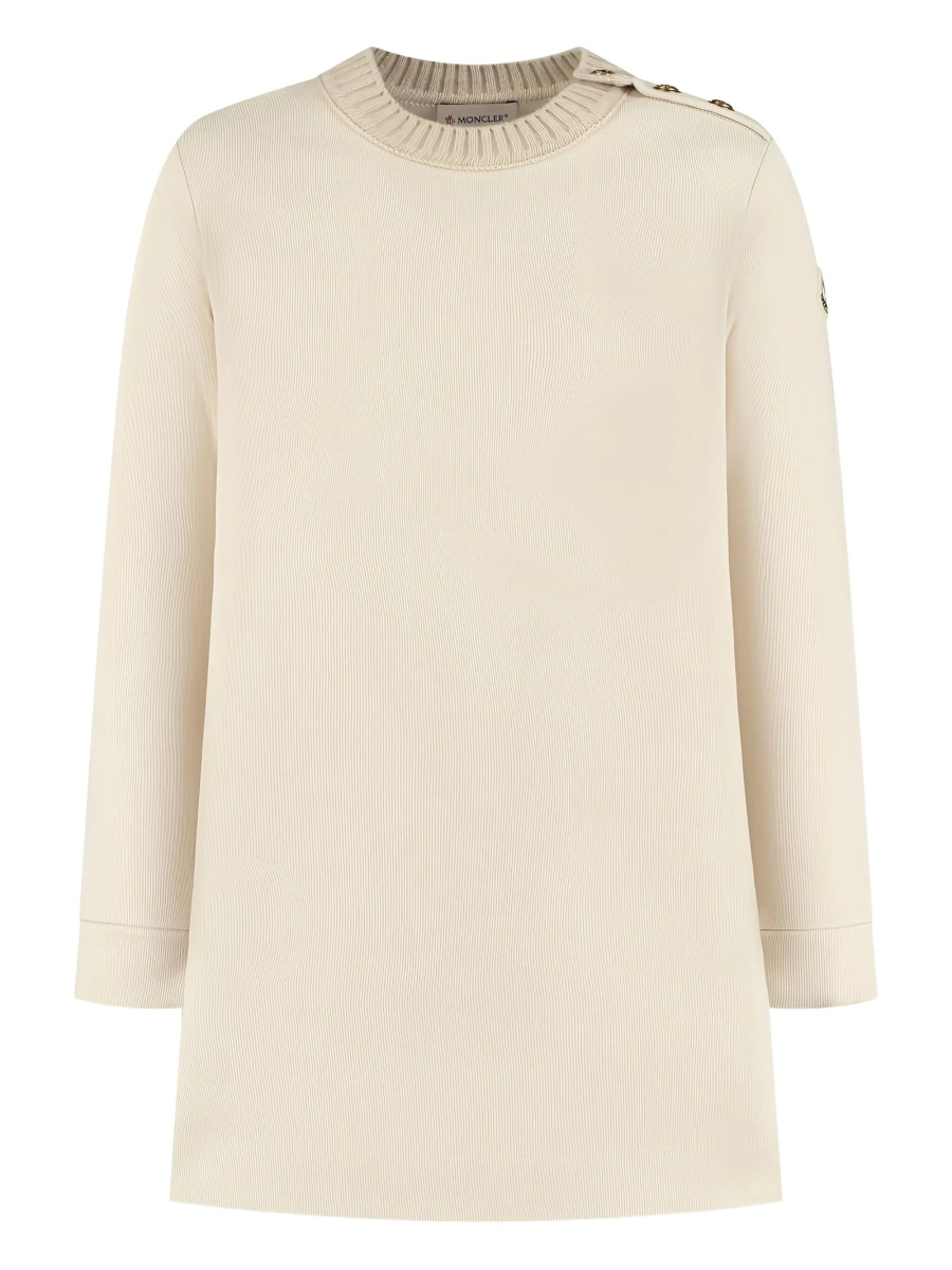 Rochie tricotata Moncler neutra - Img 2