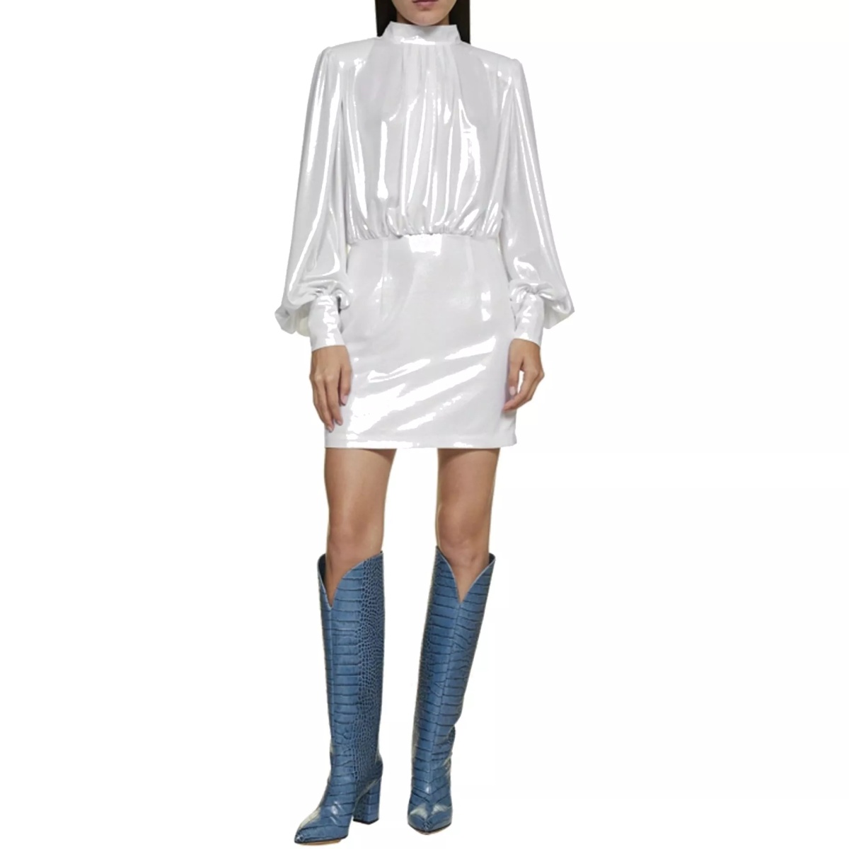 Rochii Blanca Vita Abelia Laminated Mini Dress - Img 2