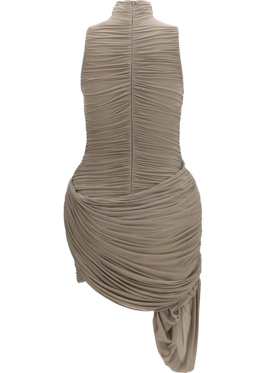 Rochii Draped high-neck Dress - Img 2
