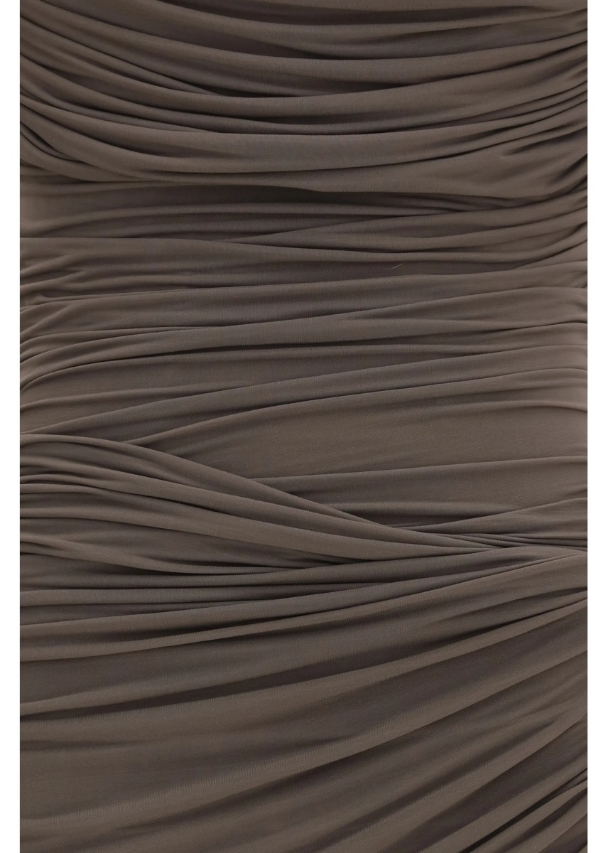 Rochii Draped high-neck Dress - Img 3