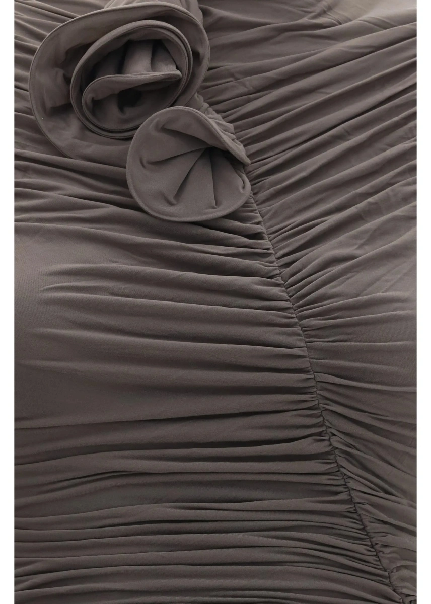 Rochii Draped high-neck midi Dress - Img 3