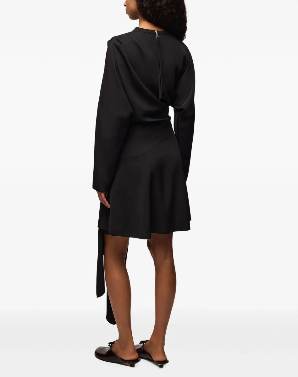 Rochii Draped-knot crepe mini Dress - Img 4