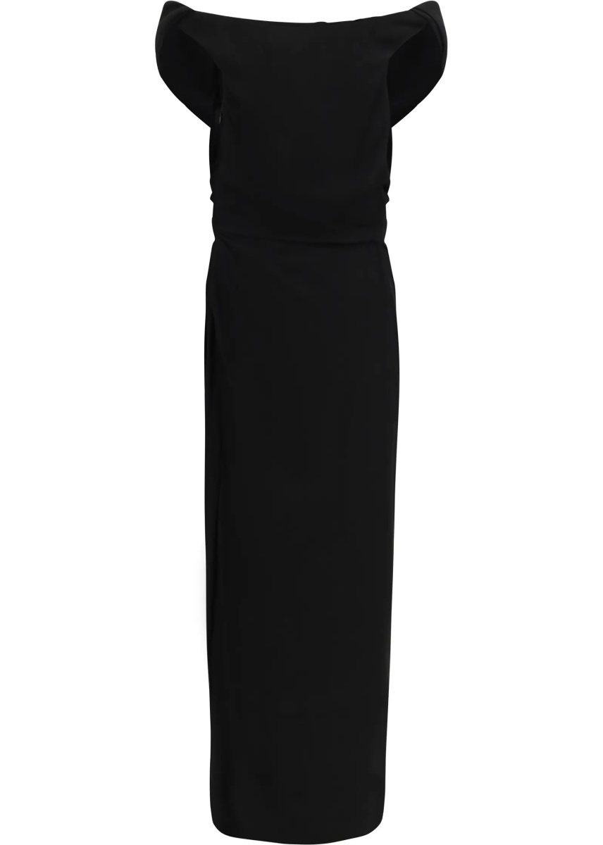 Rochii Ginnie Amber draped long Dress - Img 2