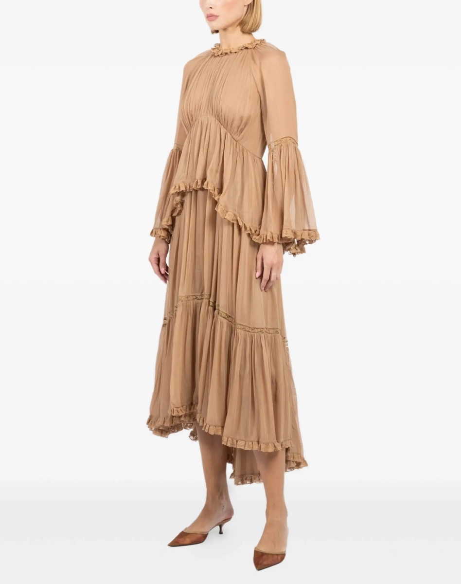 Rochii "Hypnotic Peplum" Ruffle Dress - Img 3