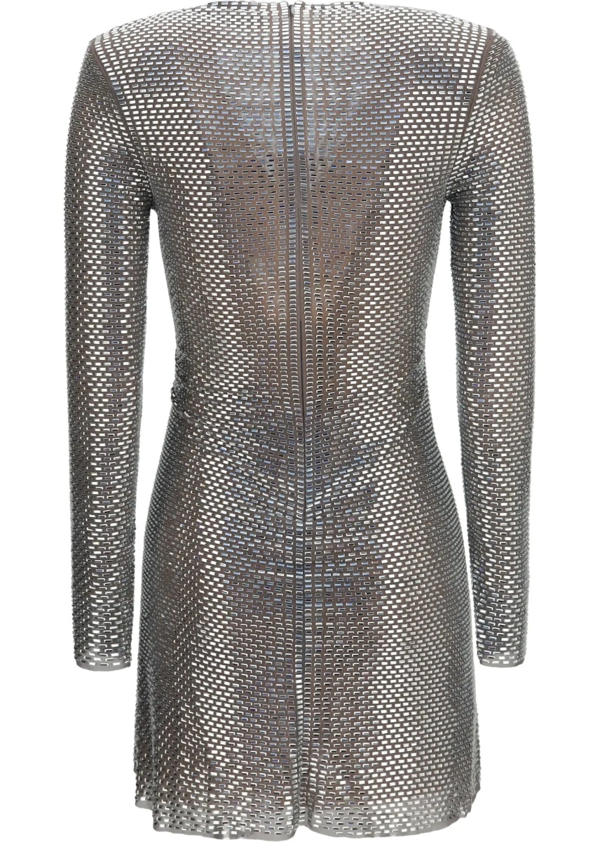 Rochii Jewel-detail wrap Dress - Img 2