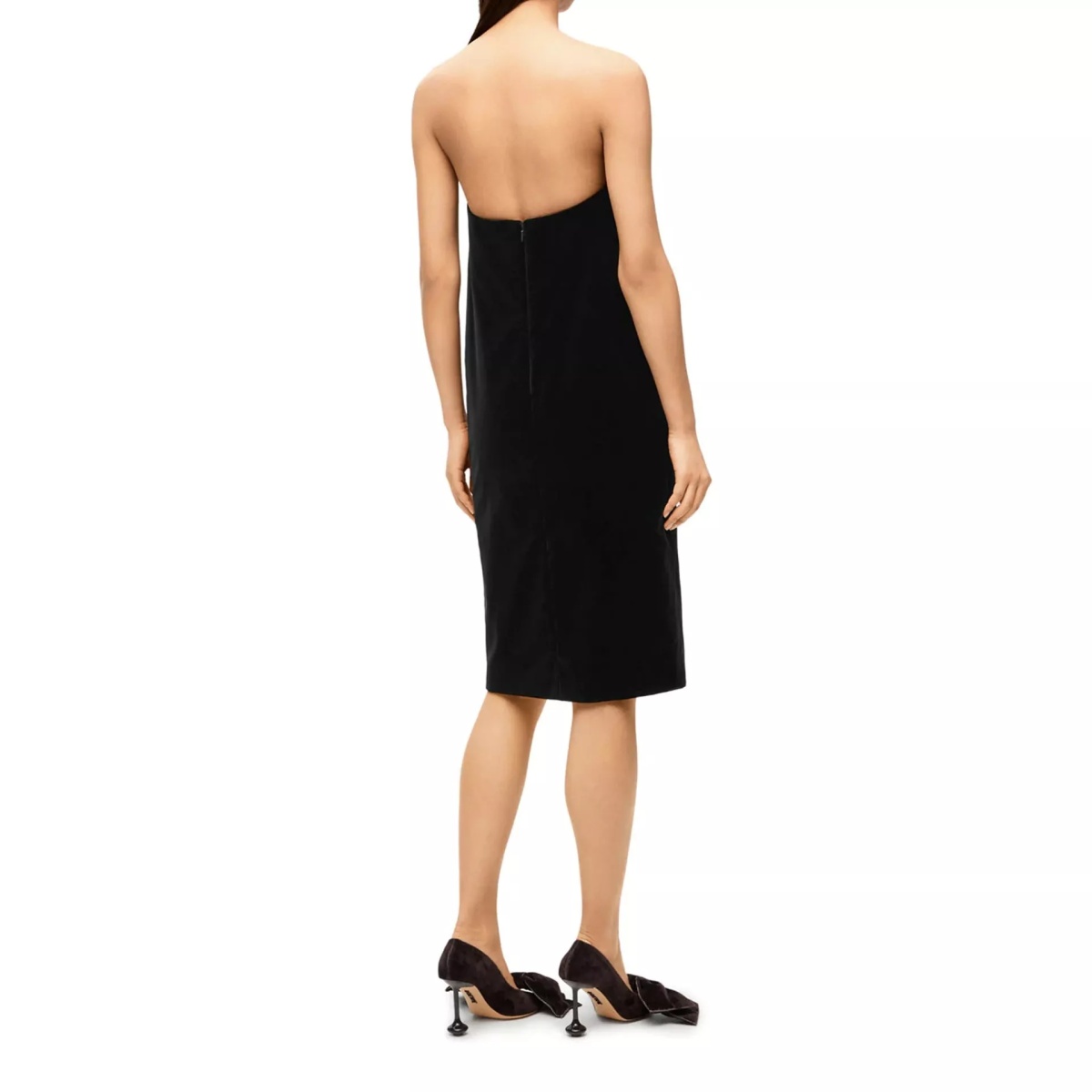 Rochii Loewe Bustier Velvet Dress - Img 3