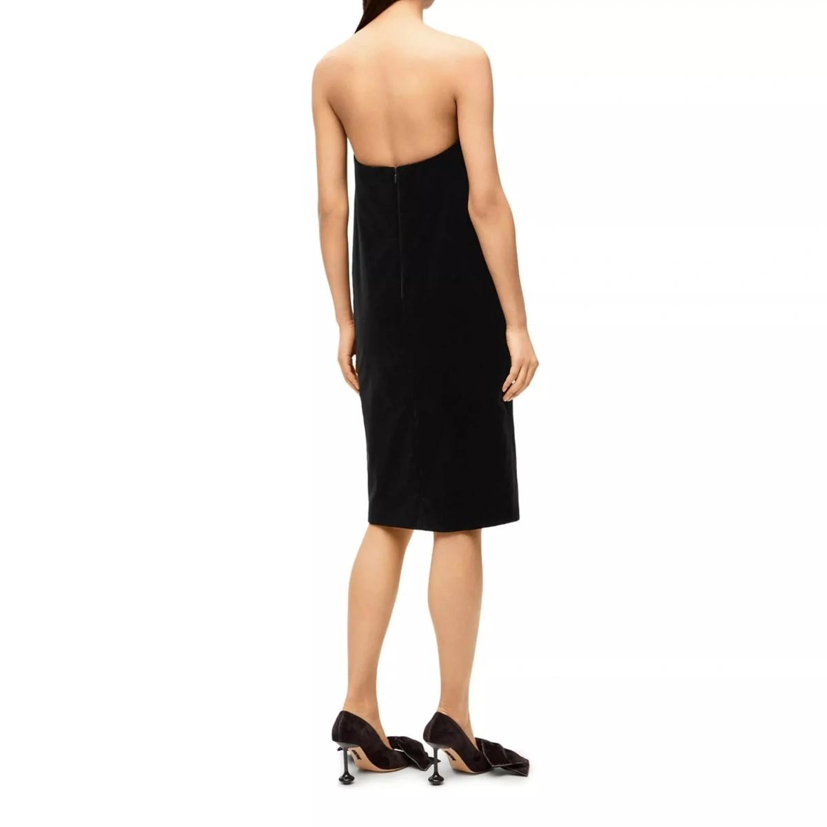Rochii Loewe Bustier Velvet Dress - Img 3