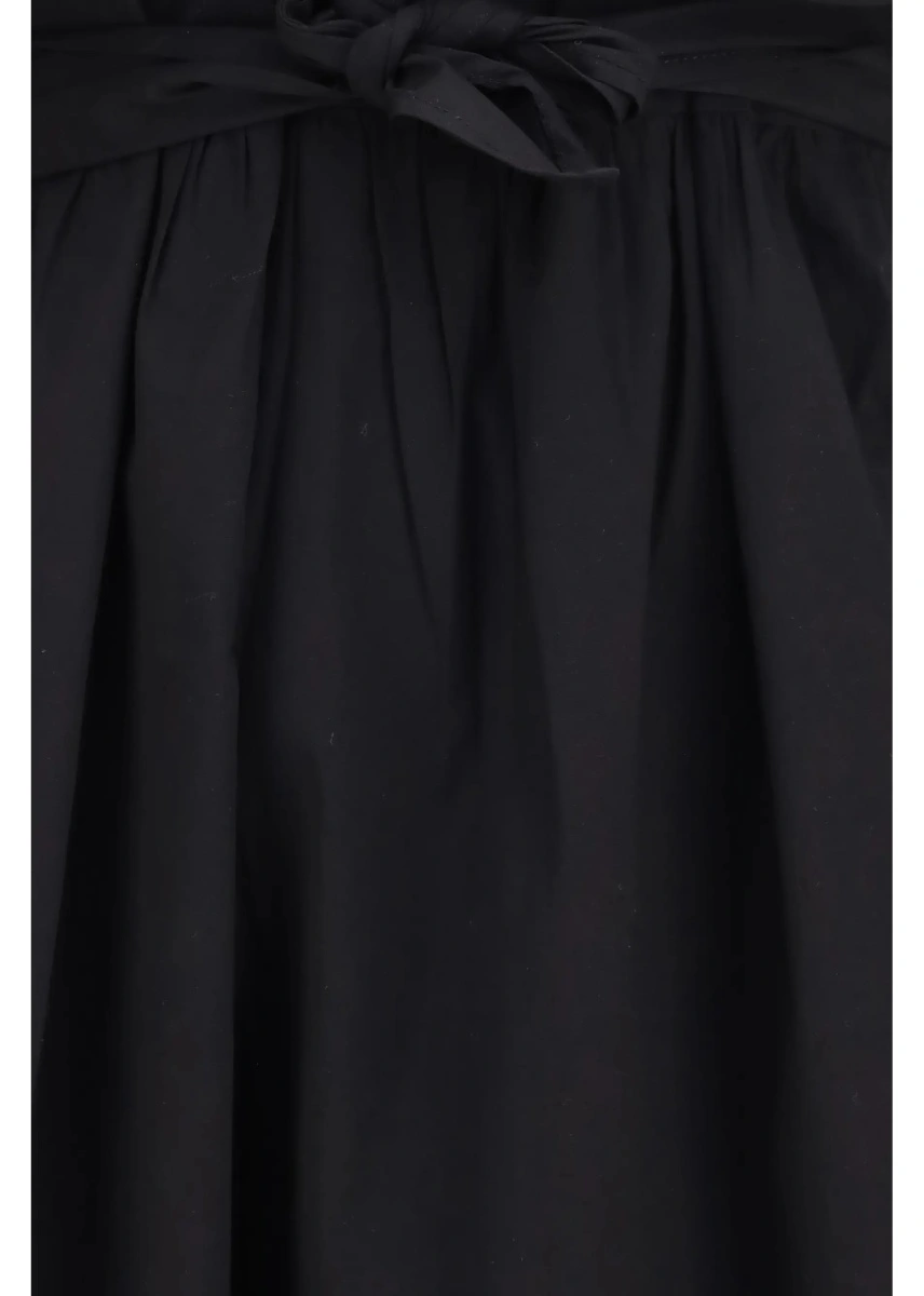 Rochii Midi Dress with bows and puff shoulders - Img 3