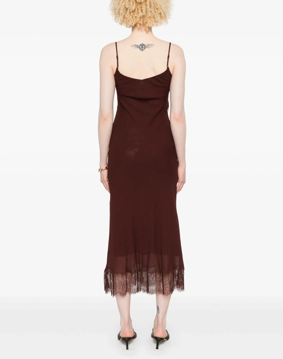Rochii Midi Dress With Lace Inserts - Img 4