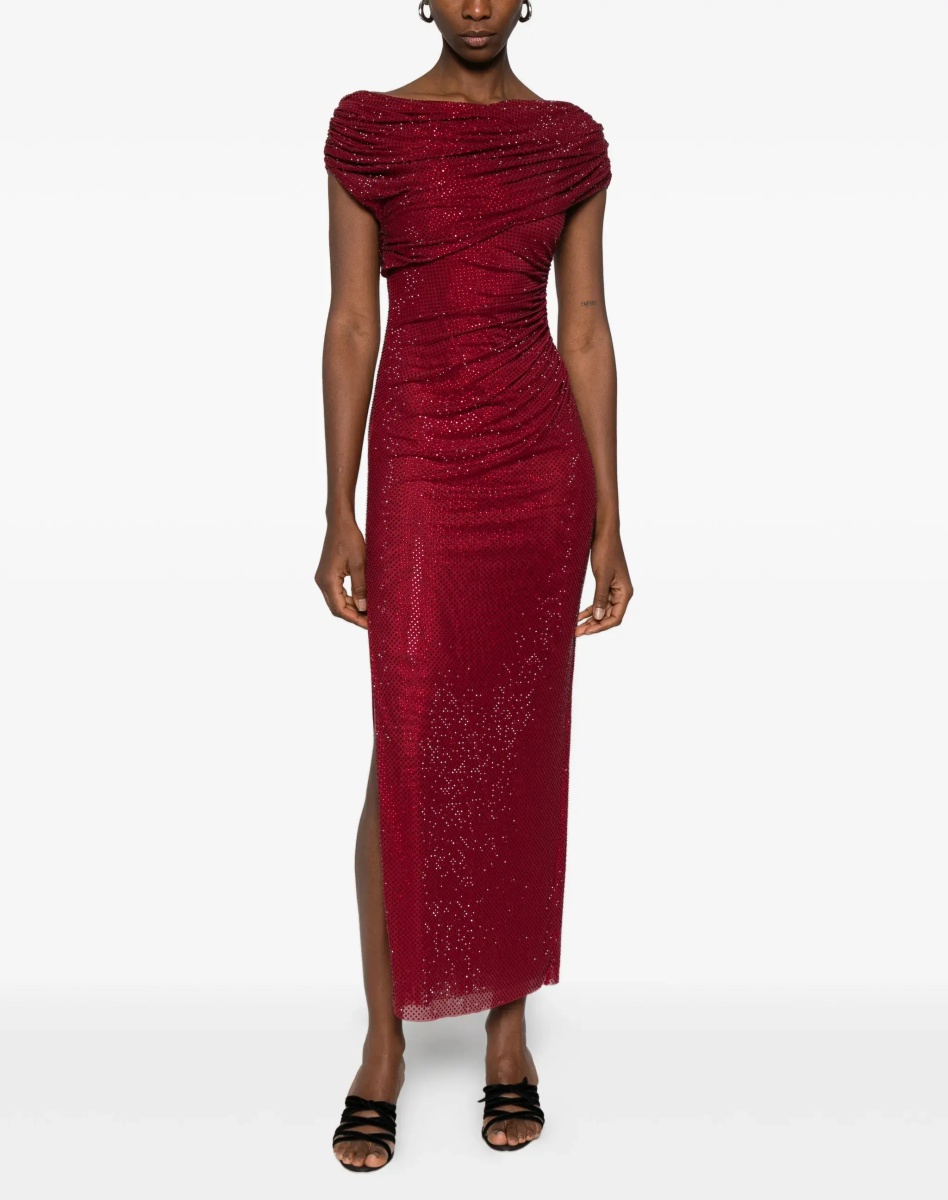 Rochii Midi Dress With Rhinestones - Img 3