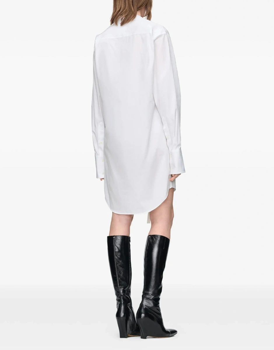 Rochii Raw-edge cotton mini Dress - Img 7