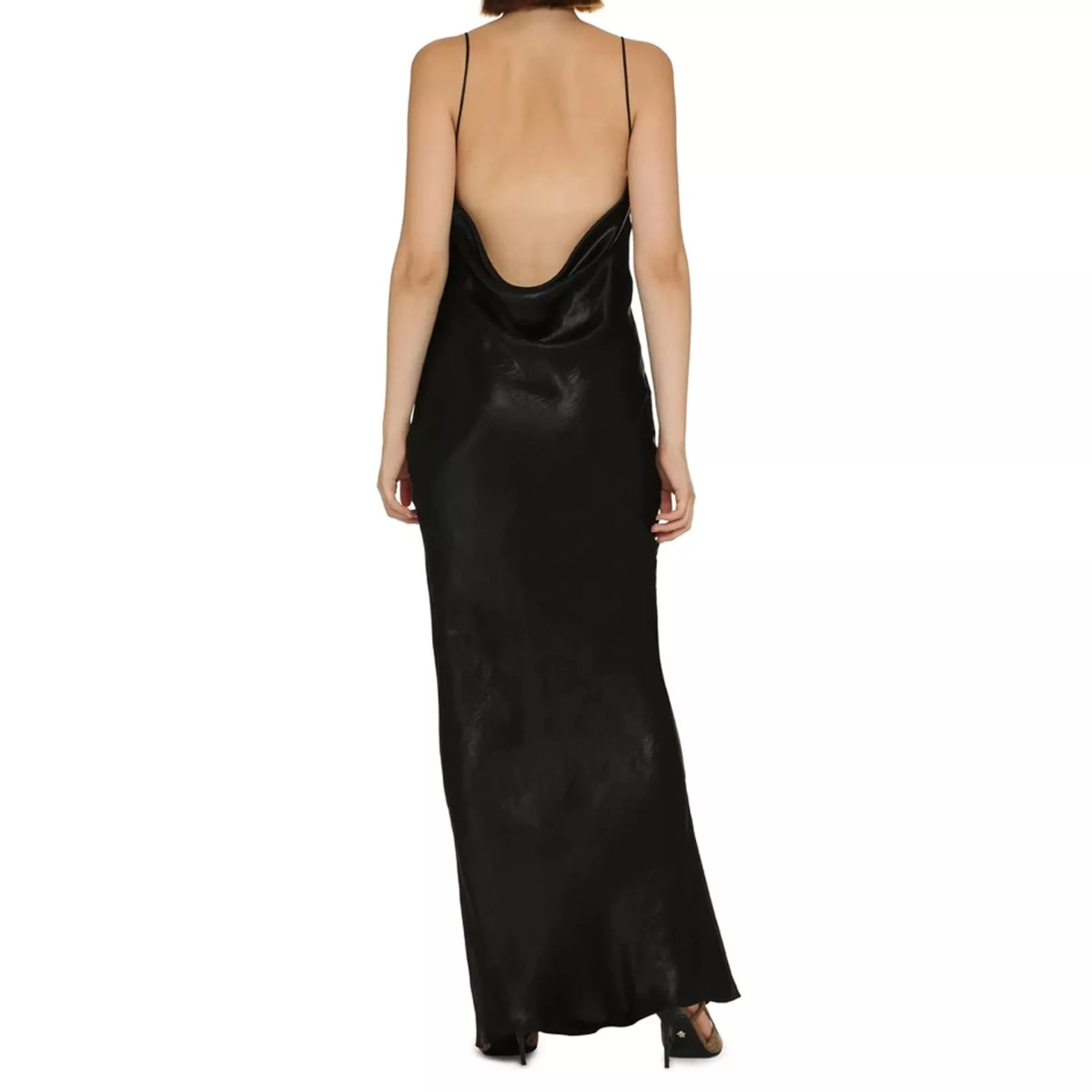 Rochii Saint Laurent Satin Long Dress - Img 3