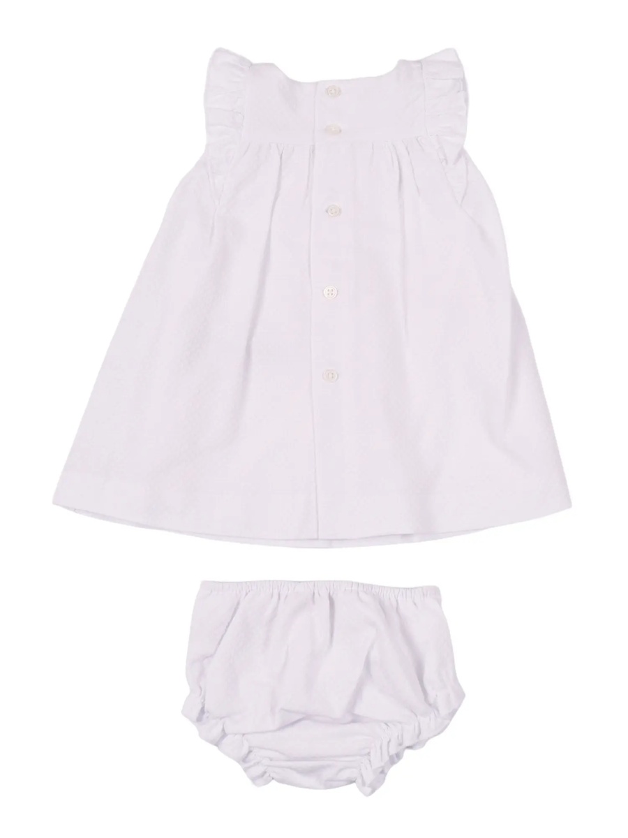 Rochii SET WOVEN NEWBORN DRESS 004-153393 + KNICKERS 017-153392 "ALAIA" - Img 2