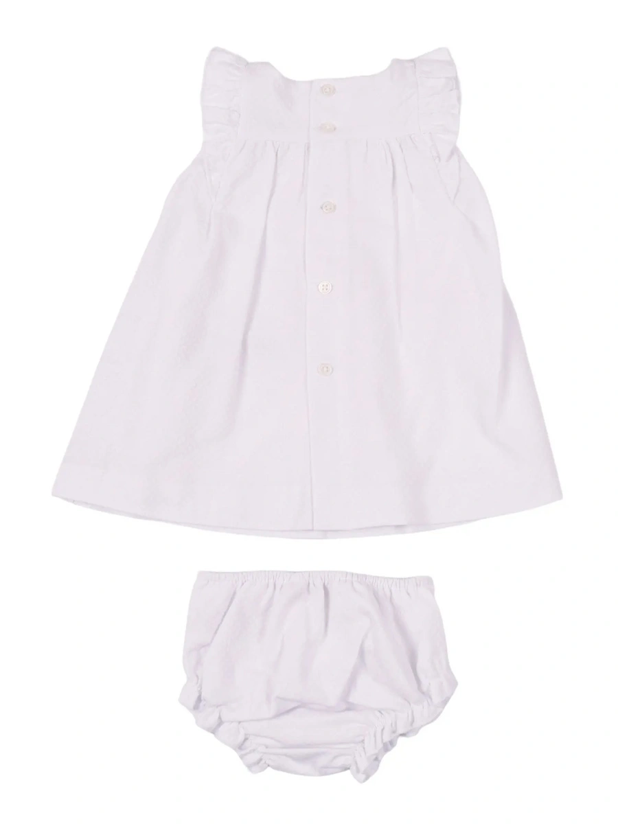 Rochii SET WOVEN NEWBORN DRESS 004-153393 + KNICKERS 017-153392 "ALAIA" - Img 2