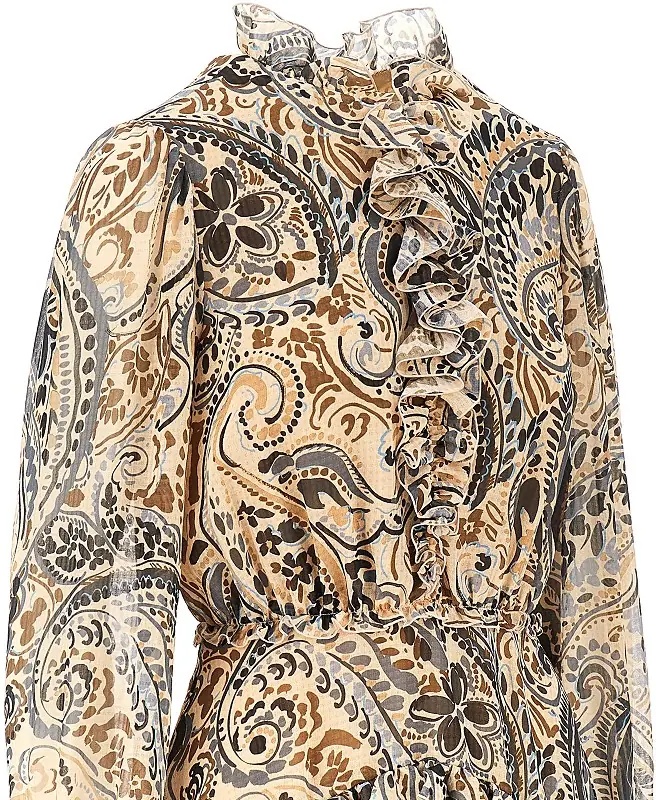 Rochii Short dress with floral Paisley print - Img 2