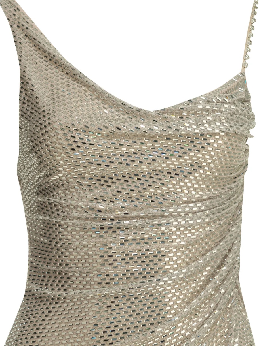 Rochii Short dress with rhinestones - Img 3