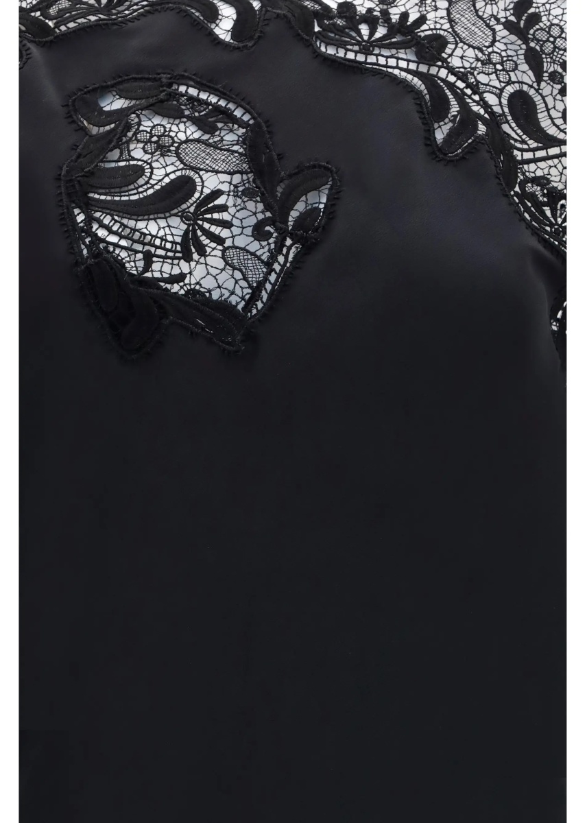 Rochii Silk Dress with lace - Img 3