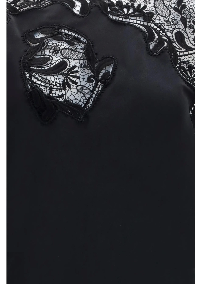 Rochii Silk Dress with lace - Img 3