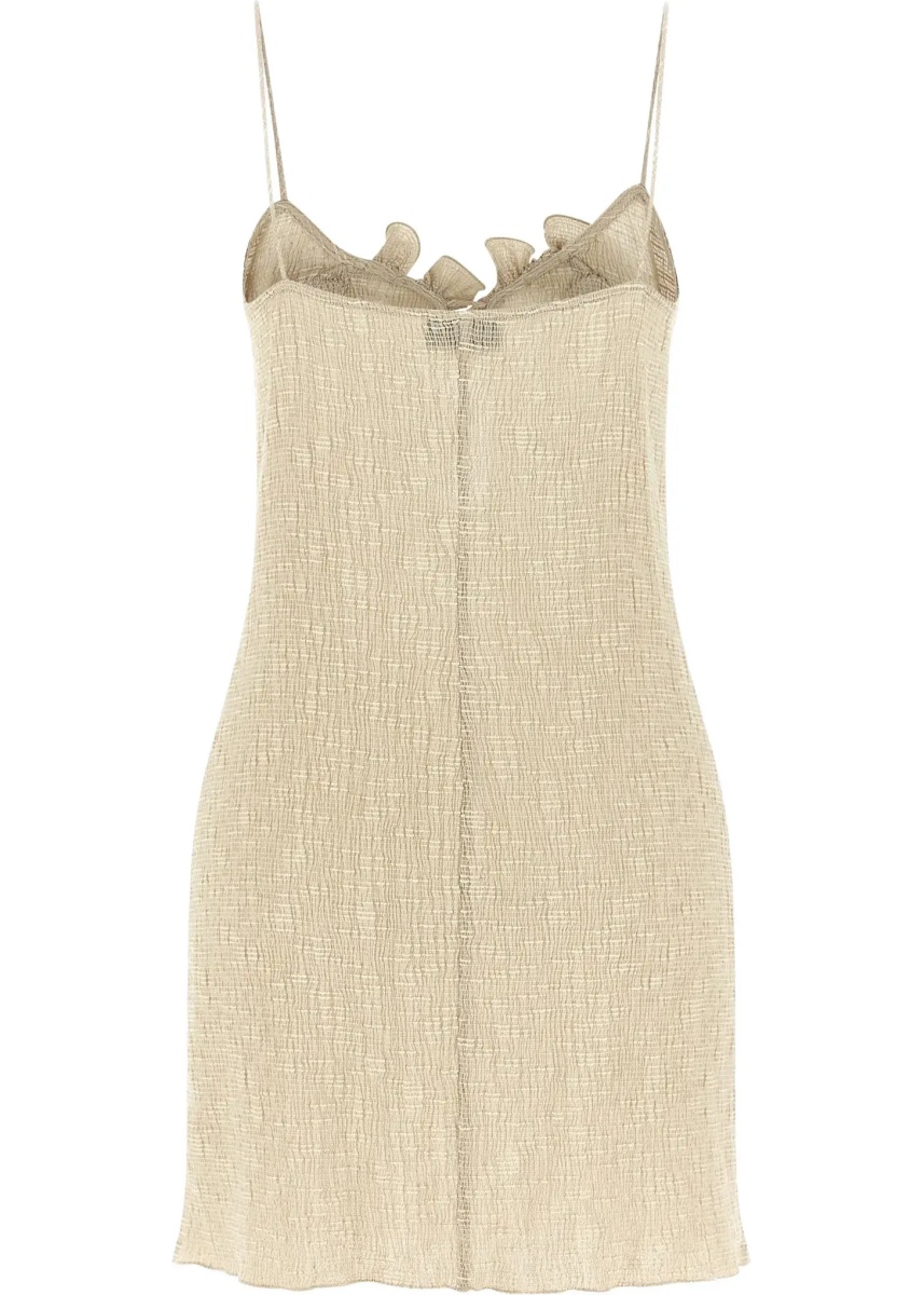 Rochii Sleeveless crêpe beach mini Dress - Img 4