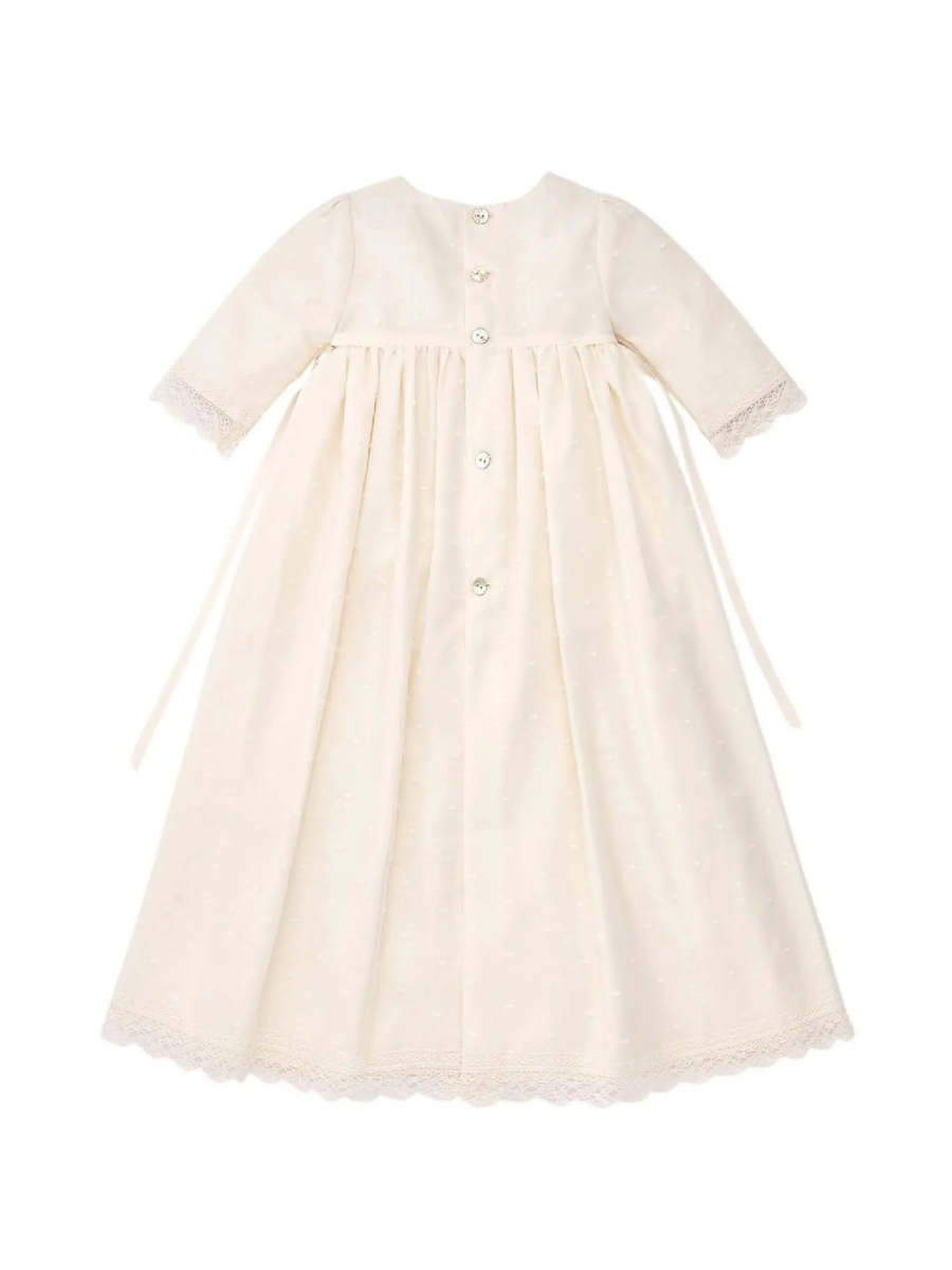 Rochii WOVEN NEWBORN LONG DRESS "ESENCIAL" - Img 2
