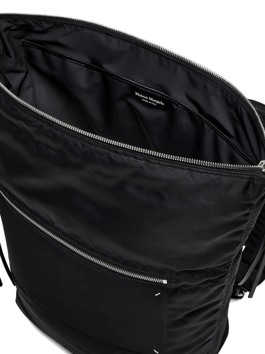 Rucsac Maison Margiela negru din poliamida - Img 5