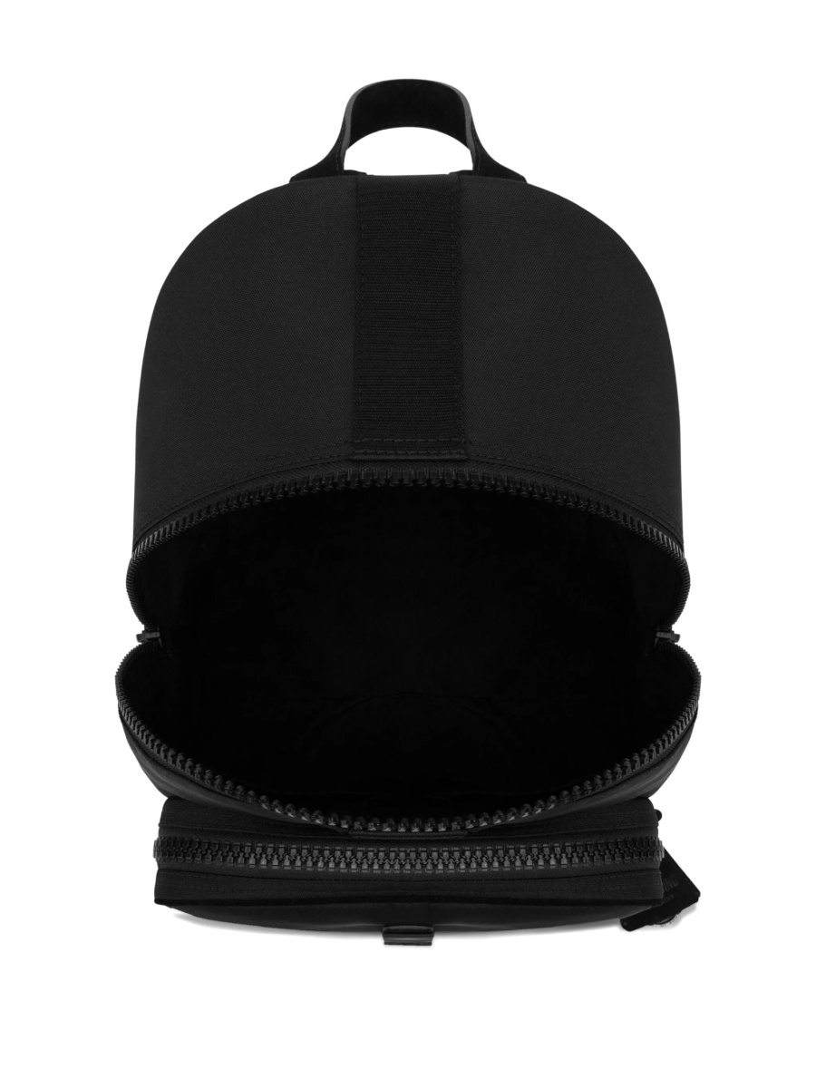 Rucsac Moschino negru din piele si polyester - Img 3
