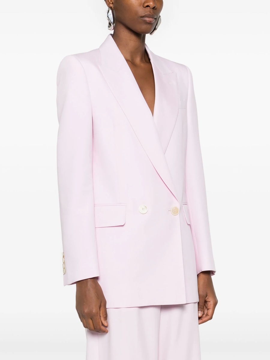 Sacou Alexander McQueen roz din lana - Img 3