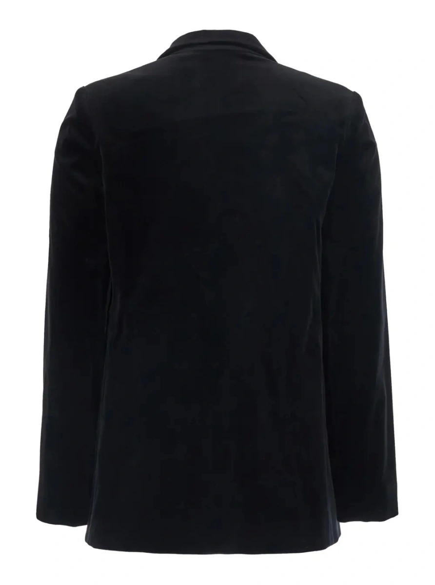 Sacou ANTONELLI negru din catifea - Img 2
