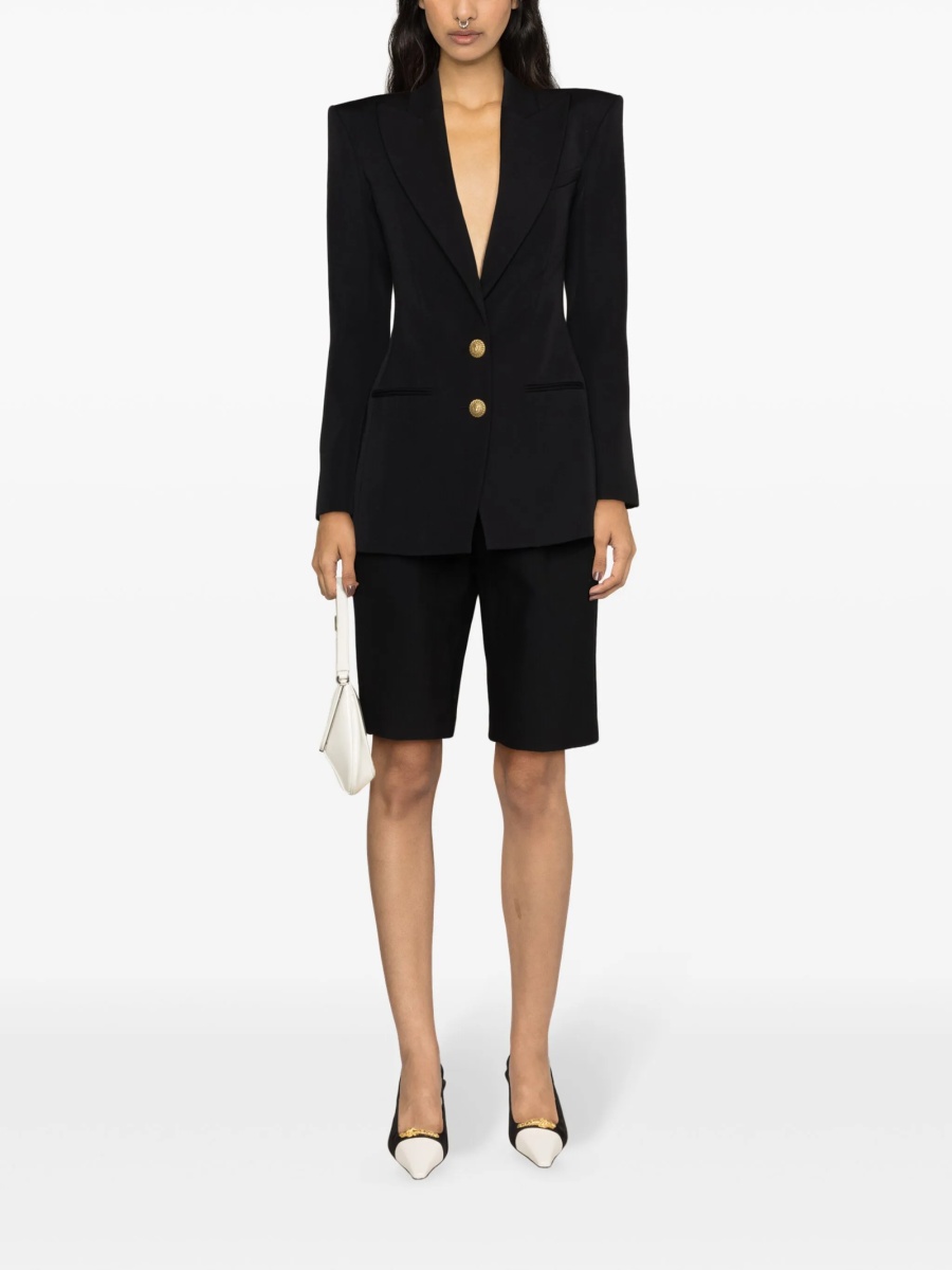 Sacou Balmain negru din lana - Img 2