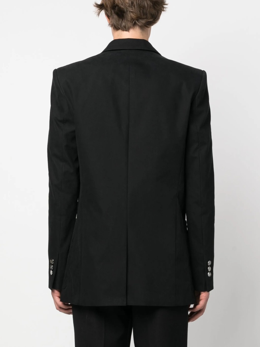 Sacou Balmain negru din polyester si bumbac - Img 4