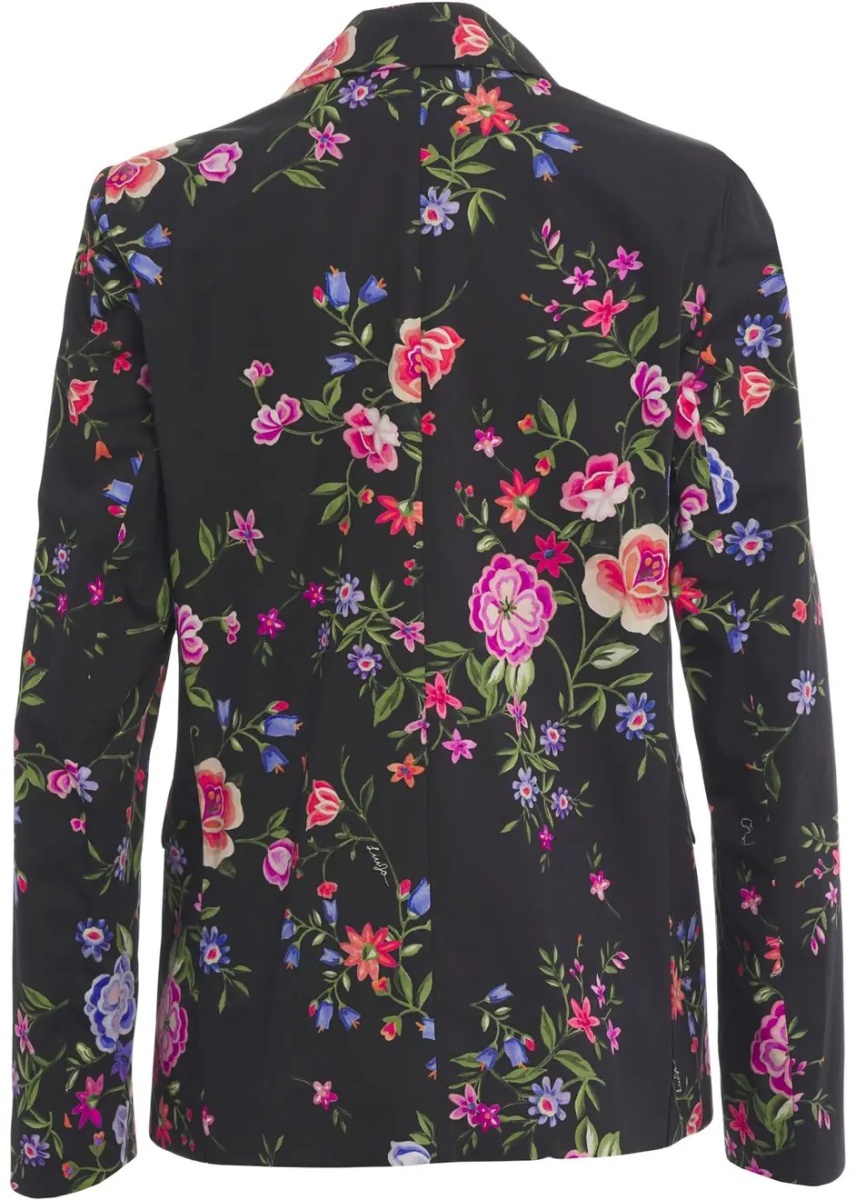 Sacou Blazer with floral print - Img 3