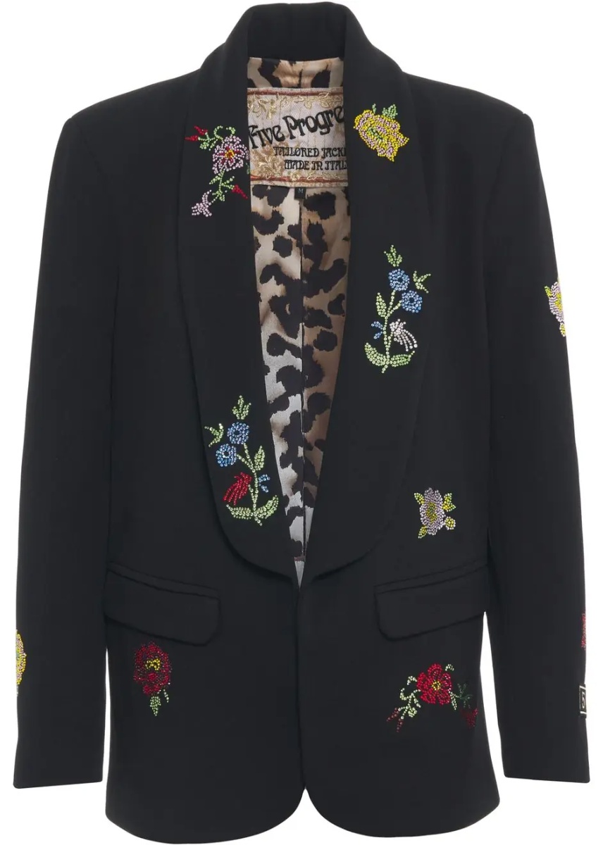Sacou Blazer with strass applications - Img 2