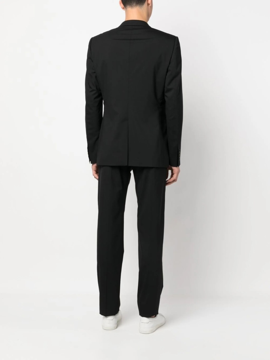 Sacou Dolce &amp; Gabbana DG Essentials negru din spandex/elastan si lana - Img 4