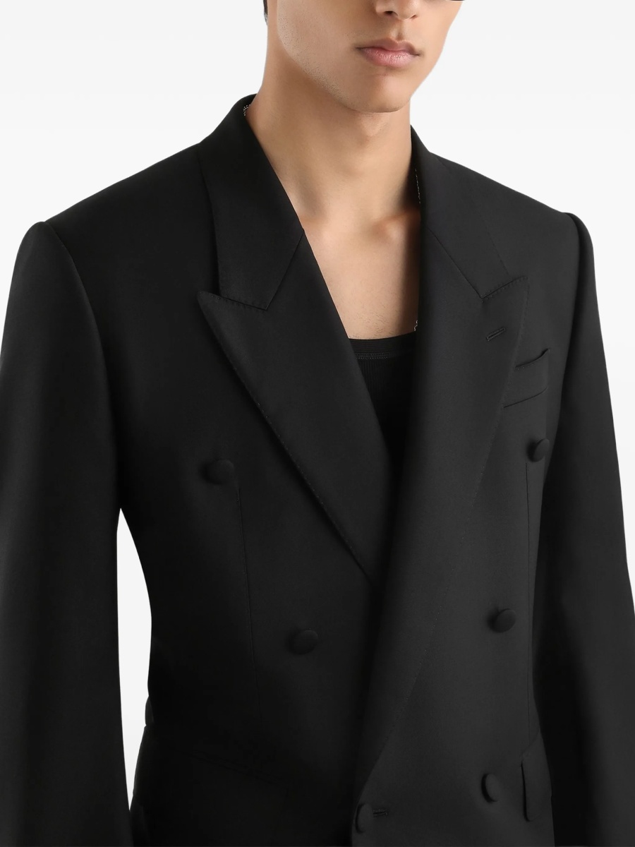 Sacou Dolce &amp; Gabbana negru din lana - Img 5