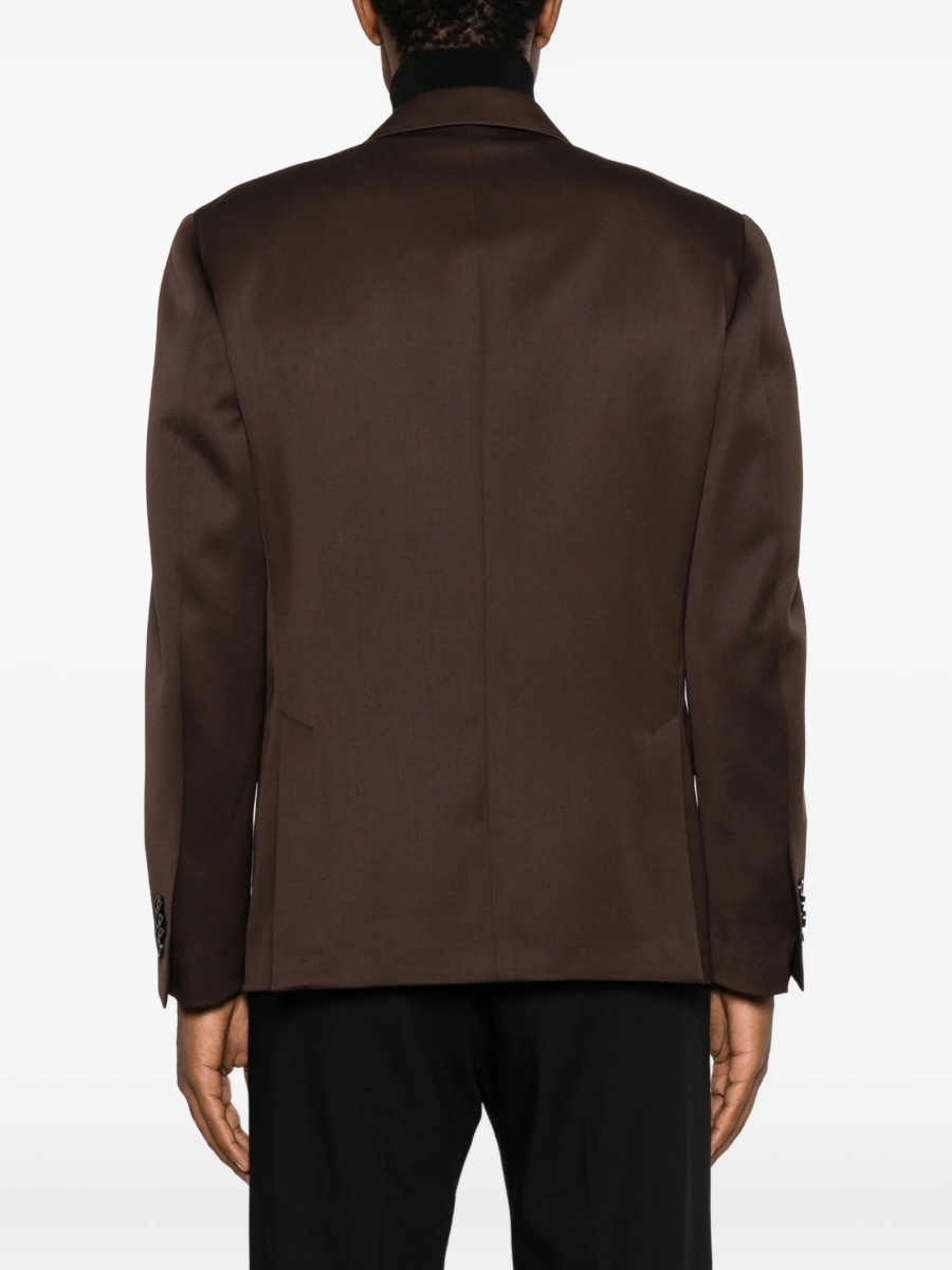 Sacou elegant Lardini maro din lana - Img 4
