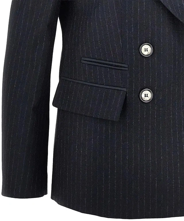 Sacou Emporio Armani albastru din lana - Img 2