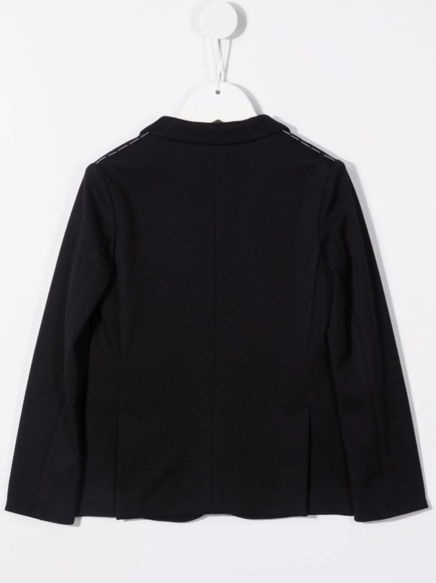 Sacou Emporio Armani albastru din poliamida si spandex/elastan - Img 2