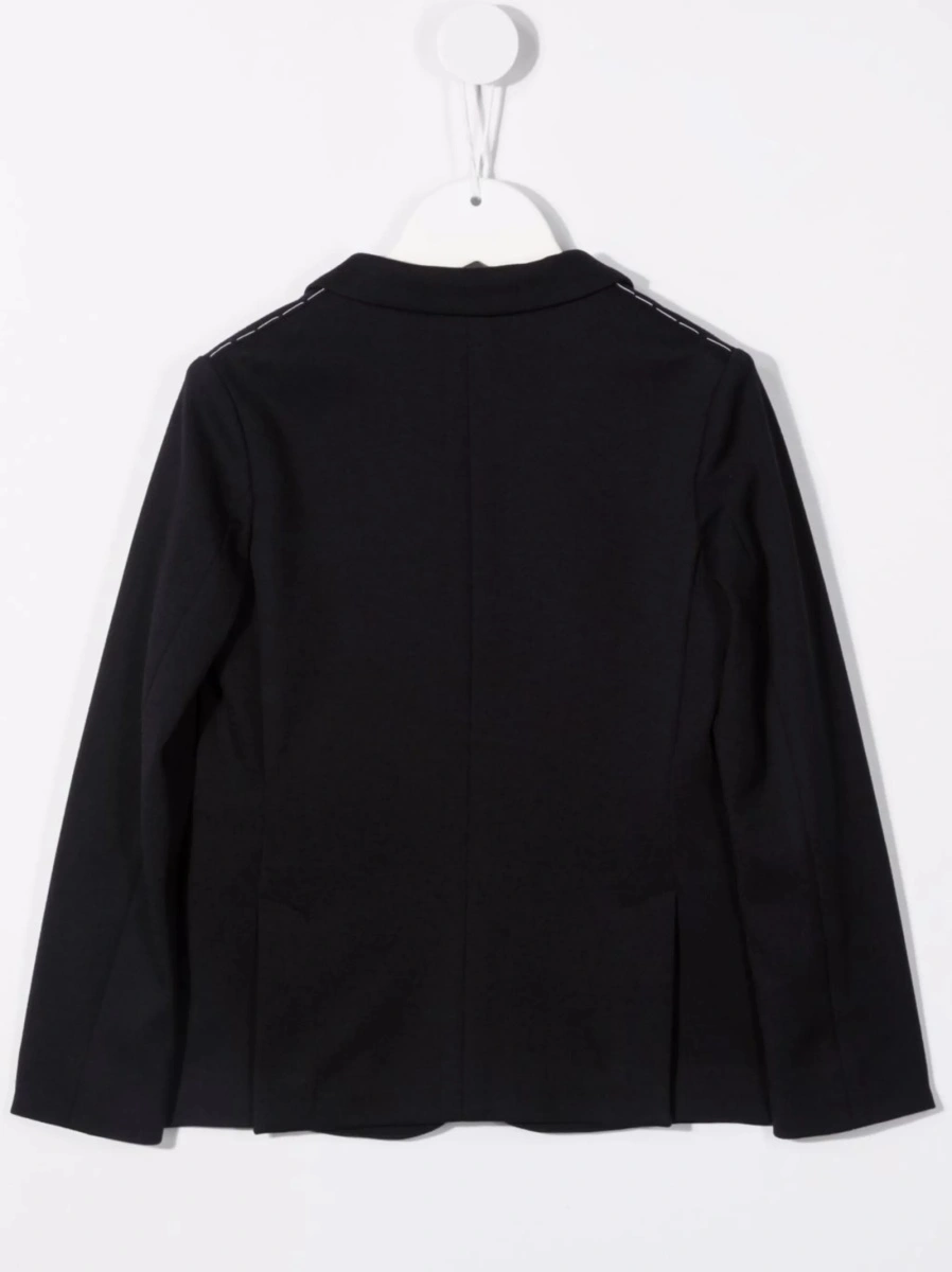 Sacou Emporio Armani albastru din poliamida si spandex/elastan - Img 2
