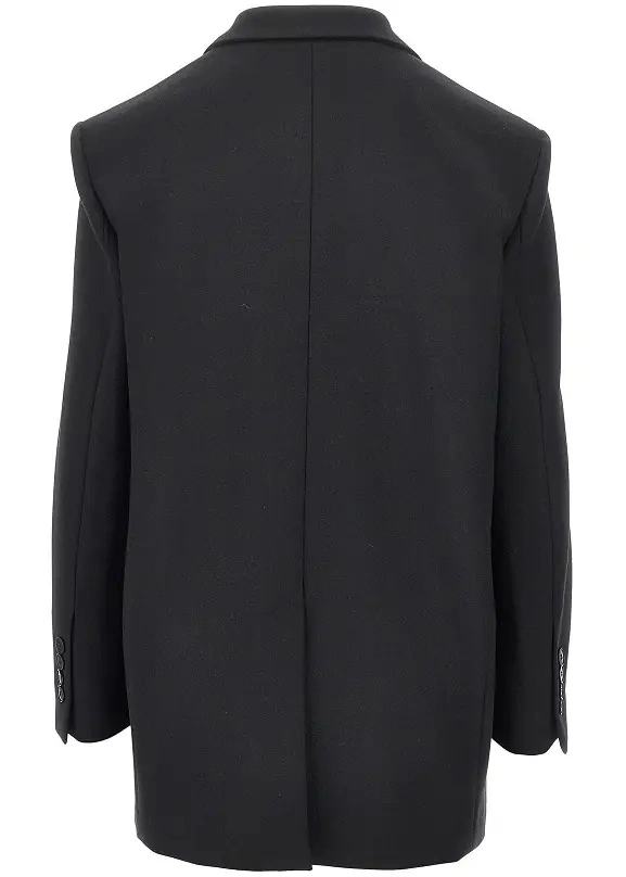 Sacou Emporio Armani negru din lana - Img 3