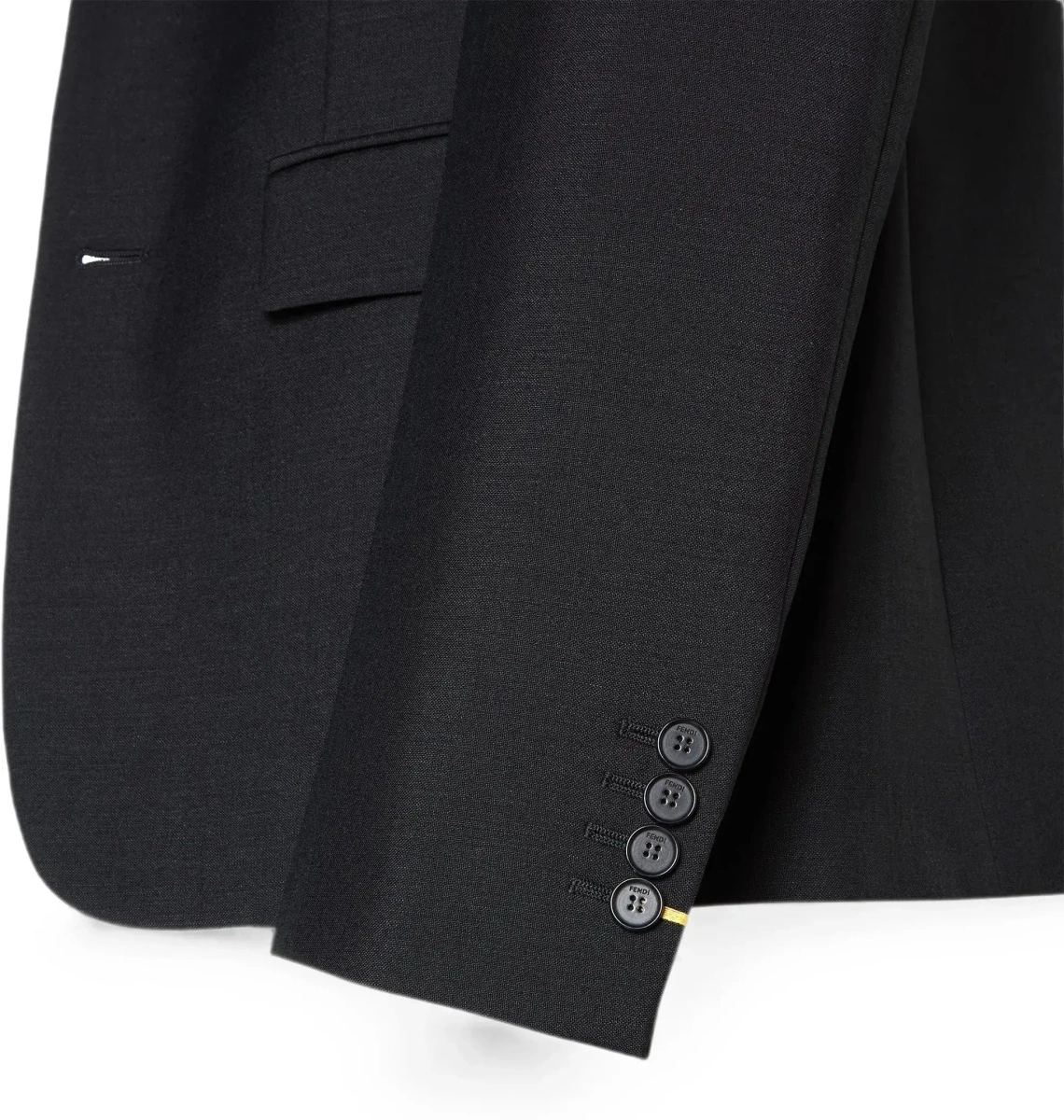 Sacou Fendi negru din mohair - Img 6