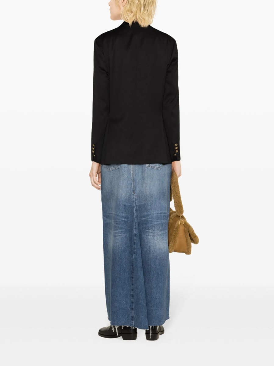 Sacou Golden Goose negru din lana - Img 4