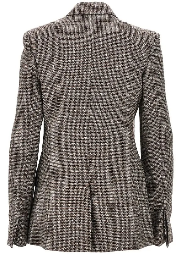 Sacou Houndstooth single-breasted jacket - Img 3