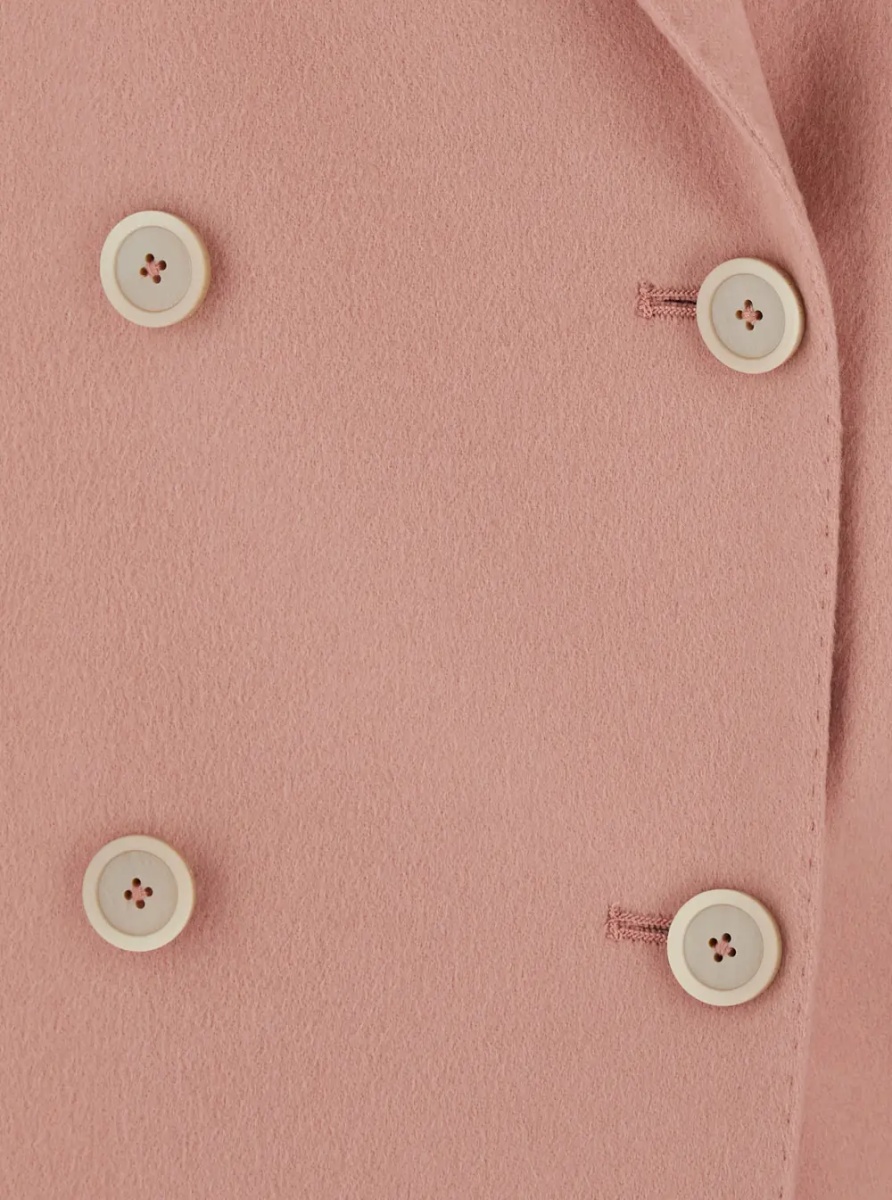 Sacou Jacket essential in pink cashmere for women - Img 2