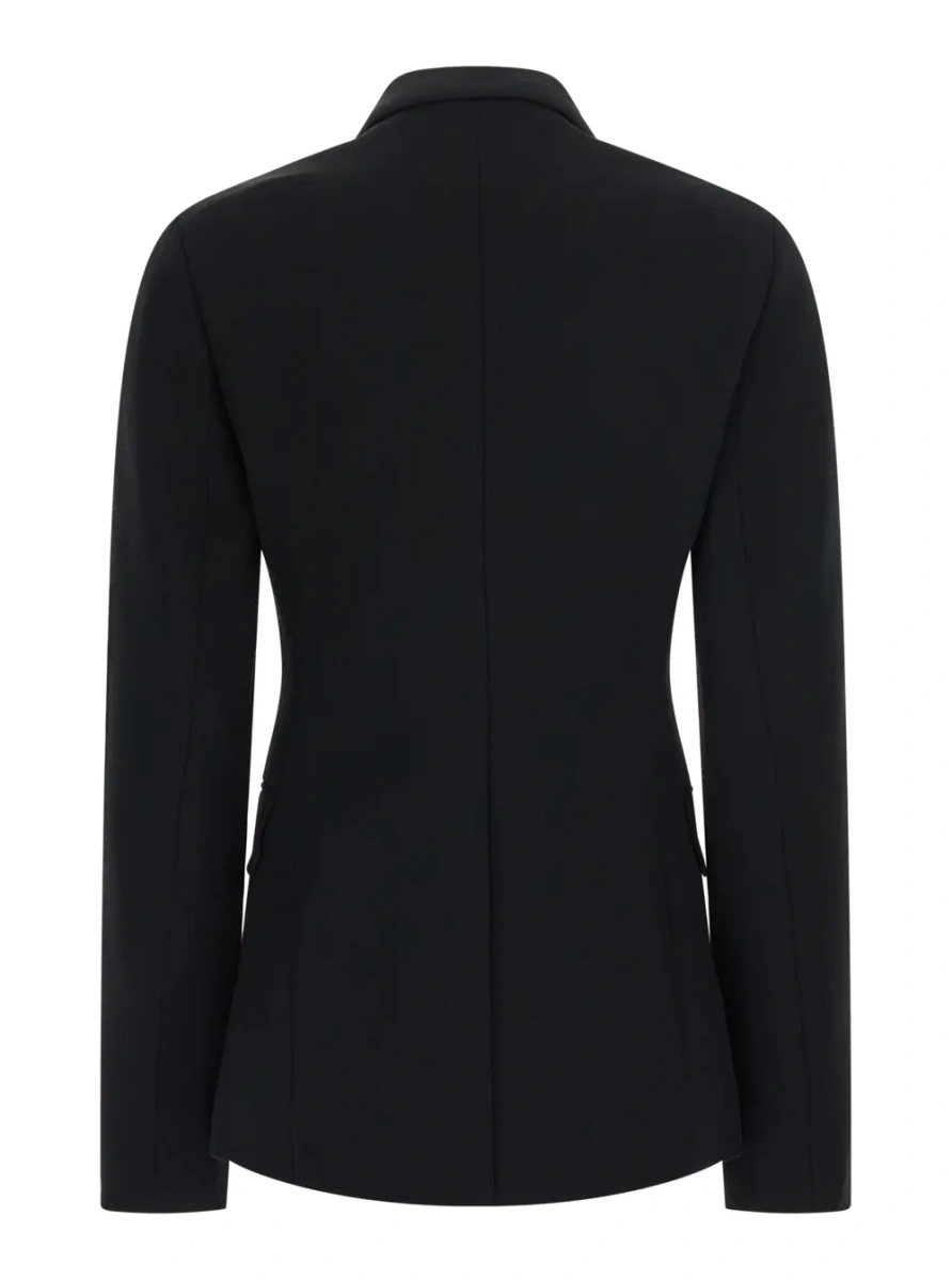 Sacou Jacket with Black Leather Details - Img 2