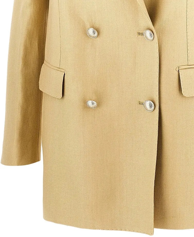 Sacou 'Jasmine' double-breasted linen jacket - Img 2