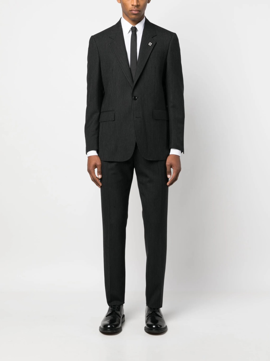 Sacou Lardini negru din lana - Img 2