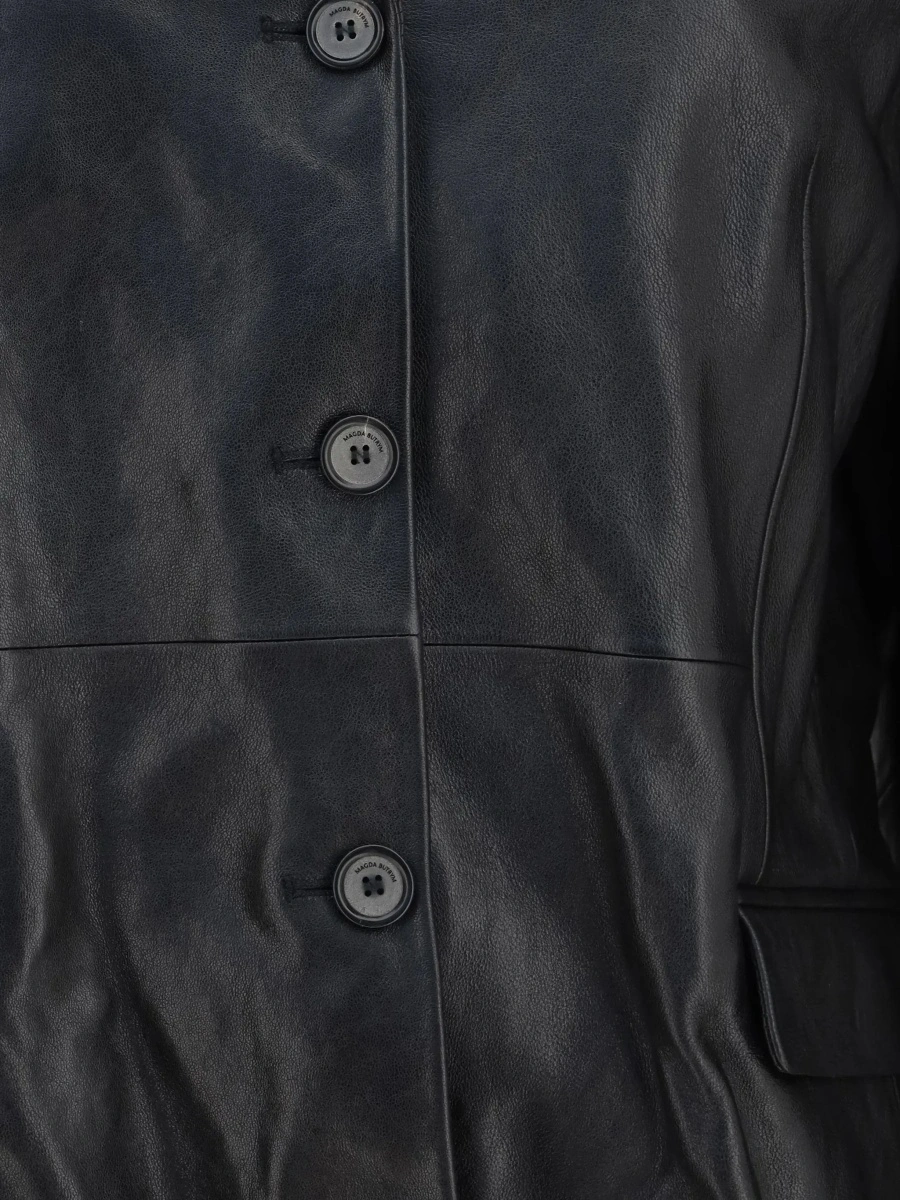 Sacou Leather Blazer Jacket - Img 5
