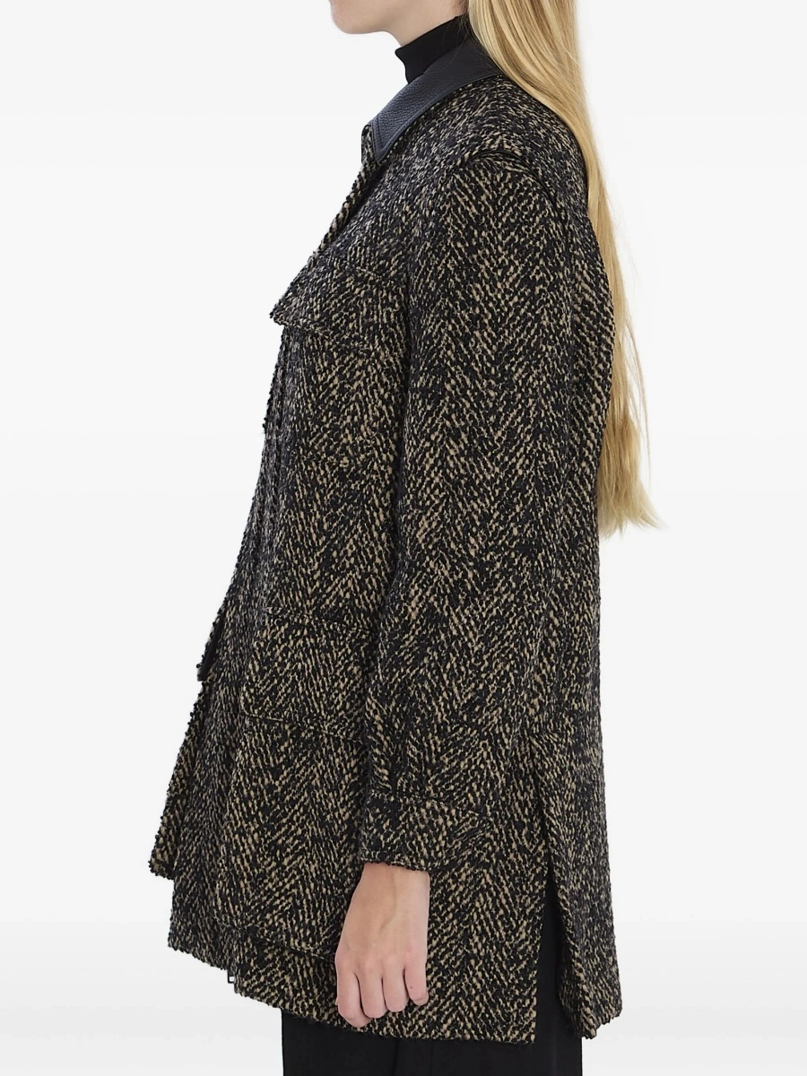 Sacou Max Mara maro din lana si polyester - Img 3