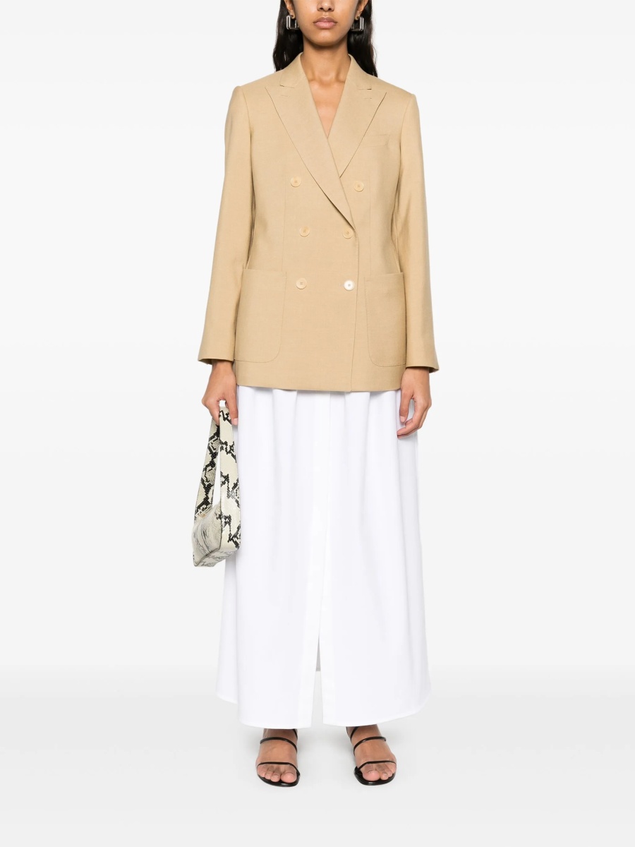 Sacou Max Mara neutru din mohair si lana - Img 2